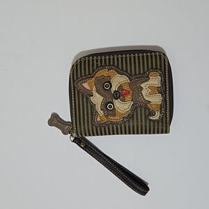 CHALA Yorkshire Terrier Zip Around  Wallet Wristlet
